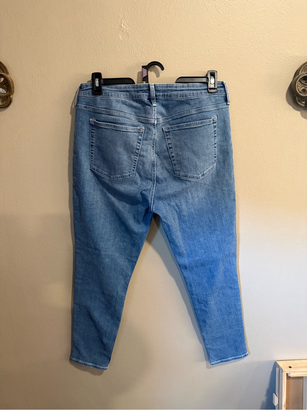 Plus Size Light Wash Skinny Jeans for Women - Picture 2 of 5